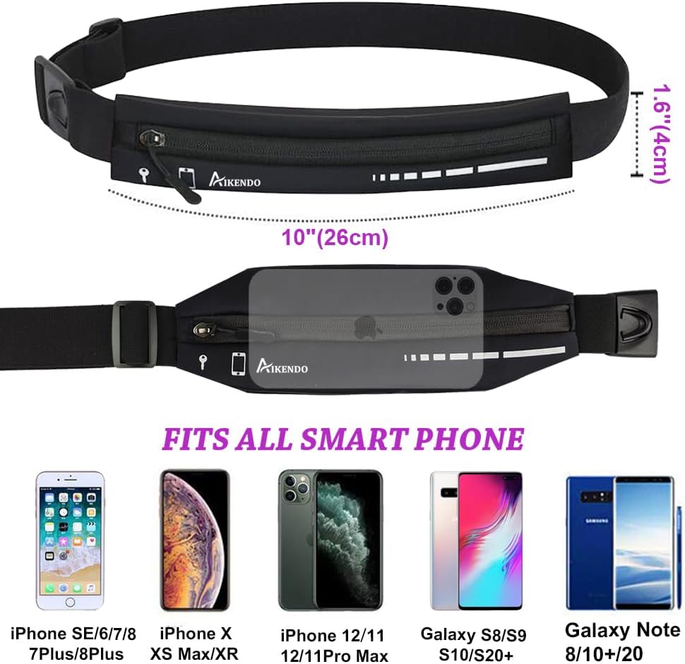 Slim Running Waist Belt Phone Holder