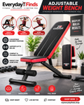 Adjustable Foldable Weight Bench – Compact Home Gym Strength Training Bench
